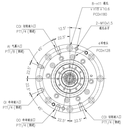 高速直結(jié)式主軸YC150-HSKA63 (1)