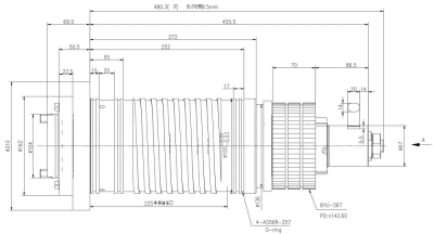 高速皮帶式主軸YD155-BT50 (2)
