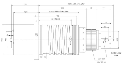高速皮帶式主軸YC150-BT40P (2)