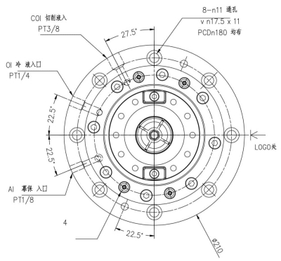 高速皮帶式主軸YD155-BT50 (1)