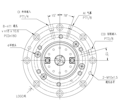 高速皮帶式主軸YC150-BT40P (1)